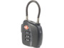 cadenas TSA avec code 3 chiffres et clé pour bagages aeroport arceau souple