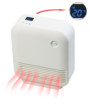 mini chaufage d'appoint avec plaque en ceramique à poser et detecteur de mouvement pour activation automatique LV550
