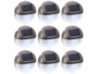 9 lampes à LED solaires avec capteur de luminosité de la marque Lunartec