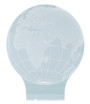 motif terre mappemonde hologramme 3d pour socle lumineux lunartec nx9153 7 couleurs