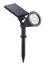 spot lumineux led solaire extérieur puissant à planter dans le sol ou fixer au mur