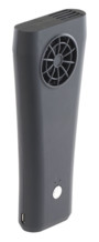 mini ventilateur de poche avec batterie usb et fonctions lampe led de poche et batterie d'appoint revolt