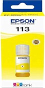 Bouteille d’encre pigmentée originale EcoTank 113 jaune 70 ml de la marque Epson