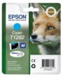 Cartouche originale T128140 Renard Cyan de la marque Epson pour imprimantes de la gamme Epson Stylus
