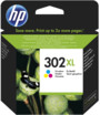 cartouche originale hp 302 xl couleur cyan magenta jaune F6U67A pour deskjet envy officejet