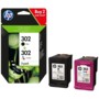 Cartouches originales HP N°302 F6U67A - Pack