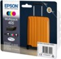 Pack de cartouches originales Epson 405 DURABrite Ultra Ink avec 4 cartouches d'encre : cyan, magenta, jaune et noir.