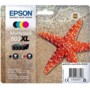 Pack de 4 cartouches originales Epson série 603 XL étoile de mer CMJN (cyan, magenta, jaune et noir) pour imprimantes jet d'encre Epson Expression Home et Epson WorkForce