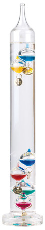 Thermomètre en verre Galileo modèle classique de la marque Pearl