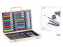 Coffret de dessin/peinture 67 pièces, avec cahier 30 pages 80g/m² Playtastic