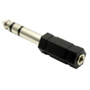Adaptateur jack femelle 3,5 mm vers mâle 6,35 mm