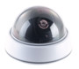 camera dome factice visortech avec led rouge clignotante