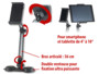 Support articulé pour iphone smartphone ipad tablettes sur bureau callstel