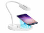 Lampe de bureau LED USB avec fonction de chargement compatible Qi Pearl
