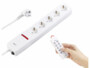 Multiprise télécommandée avec 5 prises commutables individuellement 2300W Revolt