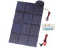 Panneau solaire pliable 150 W avec 12 cellules monocristallines.