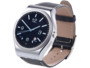 smartwatch cadran rond style montre classique avec bluetooth notifications android ios et capteur cardiaque simvalley