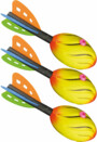 Pack de 3 roquettes en mousse à lancer "Rocket Foam" de la marque Koopman