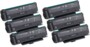Lot de 6 toners pour imprimante laser PA-210E Pantum.