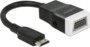 Adaptateur Mini HDMI mâle vers VGA femelle Delock