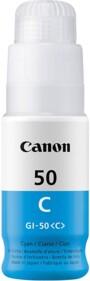 Bouteille d'encre de recharge GI-50 C pour imprimante jet d'encre Canon
