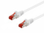 Câble réseau RJ45 Cat. 6 S/FTP - 3 m - Blanc Goobay