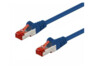 Câble réseau RJ45 Cat. 6 S/FTP - 3 m - Bleu Goobay