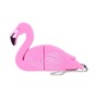 Clé USB 8 Go en forme de flamand rose.