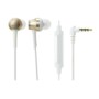 Kit mains libres ATH-CKRS70ISBK Audio Technica, coloris blanc et or.
