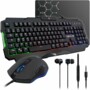Pack gaming filaire complet 4 en 1 Combo Helium de la marque The G-Lab