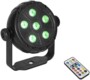 Spot LED PK-3 Eurolite avec télécommande infrarouge.