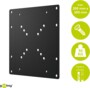 Adaptateur VESA Goobay en acier noir max. 200 x 200 mm facile à monter avec poids max. supporté 30 kg et vis fournies
