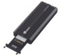 Boîtier externe double protocole pour disque dur SSD M.2 PCI-e NVMe et SATA coloris noir de la marque Heden