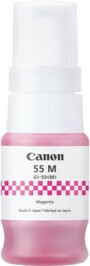 Bouteille d’encre magenta GI-55M de la marque Canon pour imprimante jet d'encre Canon MAXIFY GX1050 et GX2050