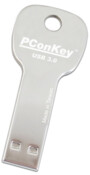 Clé USB 3.0 ''Stickey'' 128 Go coloris argent de la marque PConKey
