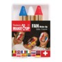 Kit de maquillage bleu, blanc, rouge Cotillons d'Alsace