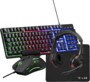 Pack spécial gamer filaire 4 en 1 avec clavier, souris, tapis de souris et casque Combo Sulfur de la marque The G-Lab