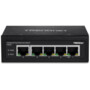 Switch réseau industriel Rail DIN Fast Ethernet TI-E50 v1.0R avec 5 ports RJ45 de la marque TrendNet