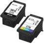 Pack de 2 cartouches d’encre remanufacturées compatibles Canon PG-575/CL-576 XL de la marque Pearl
