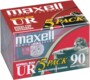 Pack de 5 cassettes audio UR-90 de la marque Maxell