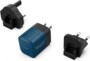 Adaptateur secteur universel de voyage USB vers UE/UK/US coloris bleu de la marque Energizer