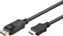 Câble adaptateur DisplayPort vers HDMI 3 m de la marque Goobay