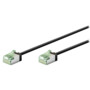 Câble réseau RJ45 cat. 8.1 U/FTP coloris noir 1 m de la marque Goobay