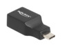 Carte son externe format clé USB coloris noir Delock avec connecteur USB-C