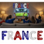 Guirlande foil lettres France de la marque Cotillons d’Alsace