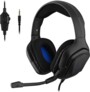 Micro-casque gaming filaire supra-auriculaire Korp Cobalt coloris noir de la marque The G-Lab