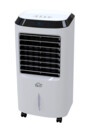 Rafraîchisseur d'air DCG Veri40 blanc avec écran digital bleu 25 degrés et roulettes