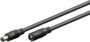 Rallonge DC 2,5 x 5,5 mm coloris noir 10 m de la marque Goobay