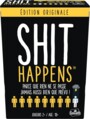 Boîte du jeu Shit Happens Édition Originale Goliath avec bande jaune et pictogrammes humoristiques