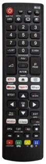 Télécommande infrarouge universelle compatible TV LG de la marque Unitronic